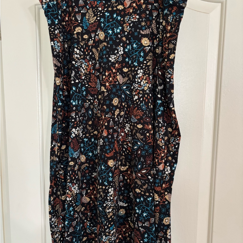 CJ Banks Multicolor Floral Maxi Dress